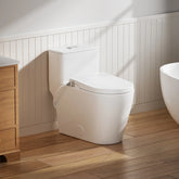 CASTA DIVA CD-T005C Elongated Non-Electric Bidet Toilet | Dual Flush, Adjustable Wash, Soft Close, Easy Install