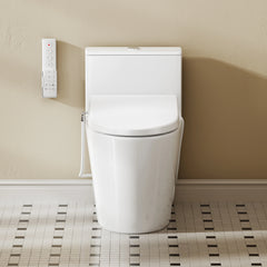 CASTA DIVA CD-Y020 – Electric Bidet Toilet with Heated Seat, Warm Water Wash & Warm Air Dryer