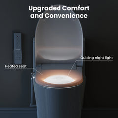 CASTA DIVA CD-Y020 – Electric Bidet Toilet with Heated Seat, Warm Water Wash & Warm Air Dryer