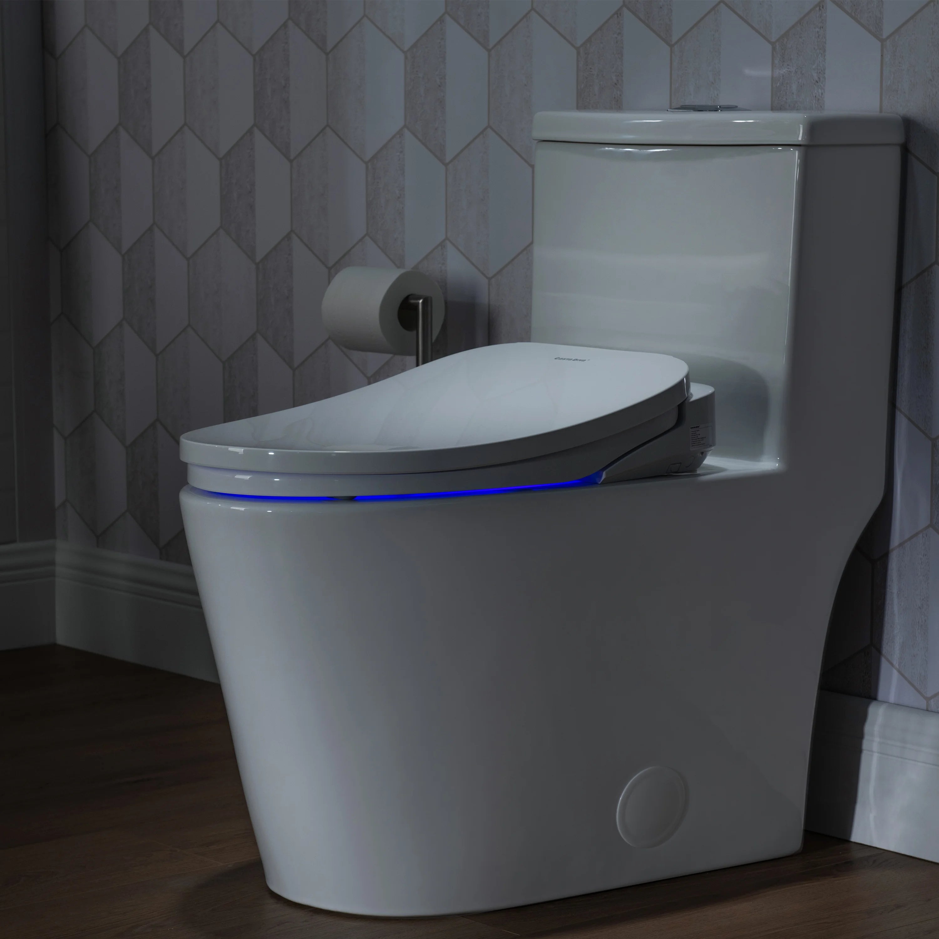 Casta Diva Elongated Electric Bidet Toilet Seat with Side Panel CD-BT05-12