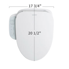 Casta Diva Elongated Electric Bidet Toilet Seat with Side Panel CD-BT05-7