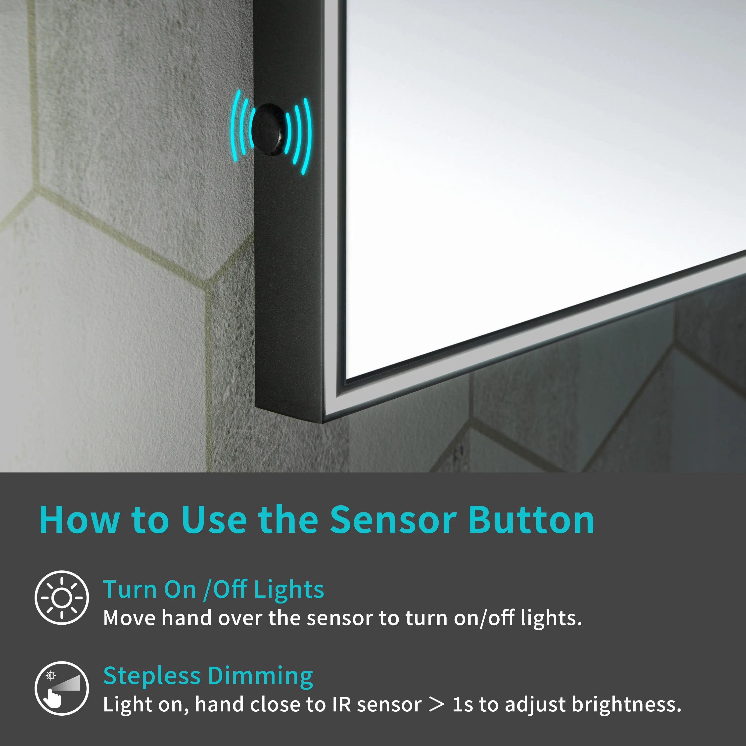 Casta Diva Framed LED Bathroom Vanity Mirror CD-LM01-4