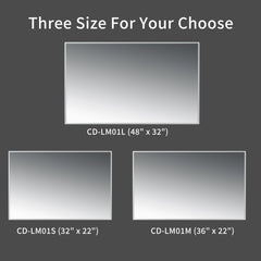 Casta Diva Framed LED Bathroom Vanity Mirror CD-LM01-8