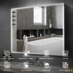 Casta Diva Framed LED Bathroom Vanity Mirror CD-LM01-9