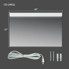 Casta Diva Framed LED Bathroom Vanity Mirror CD-LM02-13