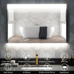 Casta Diva Framed LED Bathroom Vanity Mirror CD-LM02-9