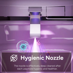 UV sterilization nozzle ensuring antibacterial cleaning on Casta Diva smart toilet, model CD-Y060
