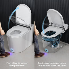 Foot sensor for opening and closing the lid hands-free on Casta Diva smart toilet, model CD-K010