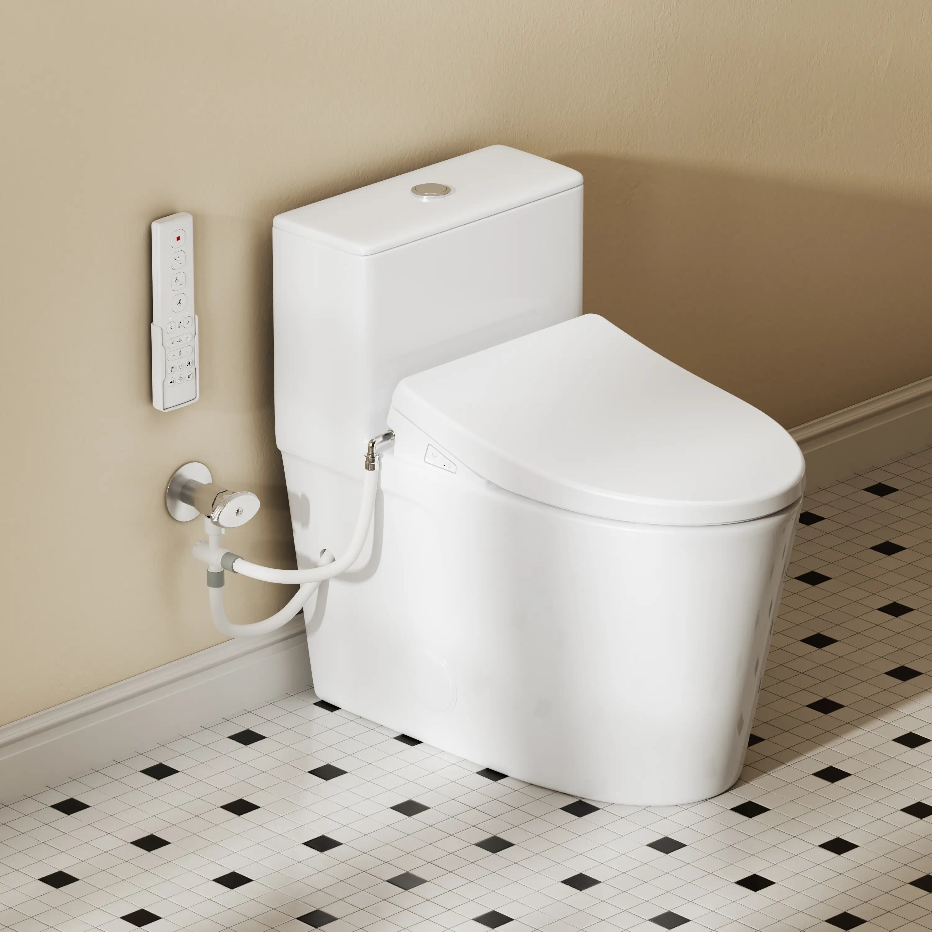 CASTA DIVA CD-Y020 – Electric Bidet Toilet with Heated Seat, Warm
