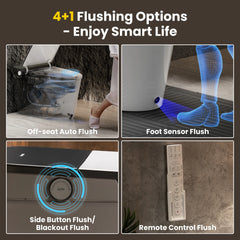 CASTA DIVA CD-K030ULTRA – Smart Toilet with Microgravity Adaptive Heated Seat, Auto Open/Close, Foam Shield & Nano Burst Sterilization