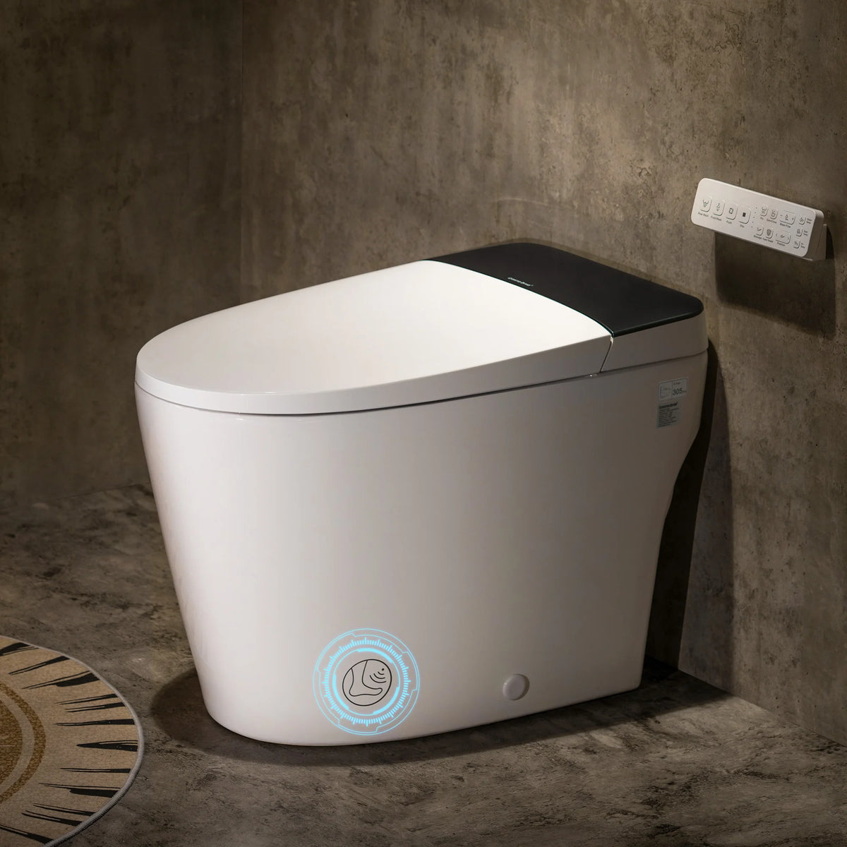 CASTA DIVA CD-W10V-SE -  Smart Toilet with Air-Assisted Flush, Soft-Close Lid, Foam Shield & UV Sterilization