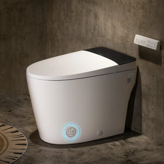 CASTA DIVA W10V-SE -  Smart Toilet with Air-Assisted Flush, Soft-Close Lid, Foam Shield & UV Sterilization 2000