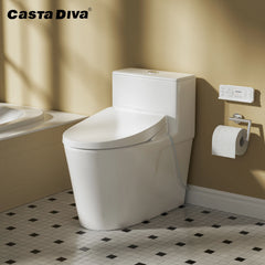 Casta Diva Electric Bidet Toilet Combo, Heated Seat, Warm Water Wash, Warm Air Dryer  CD-Y020-4