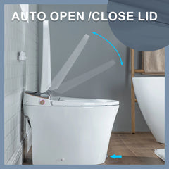 Casta Diva Smart Bidet Toilet, Auto Open/Close, Heated Seat, Auto Flush, UV Sterilization | CD-Y010S