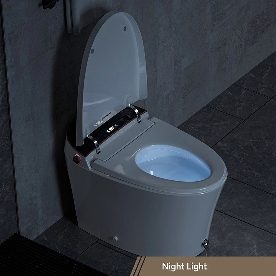 Casta Diva Smart Bidet Toilet, Heated Seat, Auto Flush, UV Sterilization, Foot Sensor CD-Y010-12