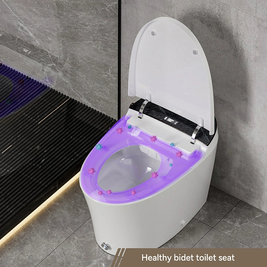 Casta Diva Smart Bidet Toilet, Heated Seat, Auto Flush, UV Sterilization, Foot Sensor CD-Y010-13