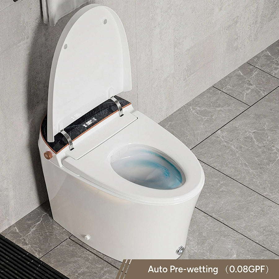 Casta Diva Smart Bidet Toilet, Heated Seat, Auto Flush, UV Sterilization, Foot Sensor CD-Y010-14