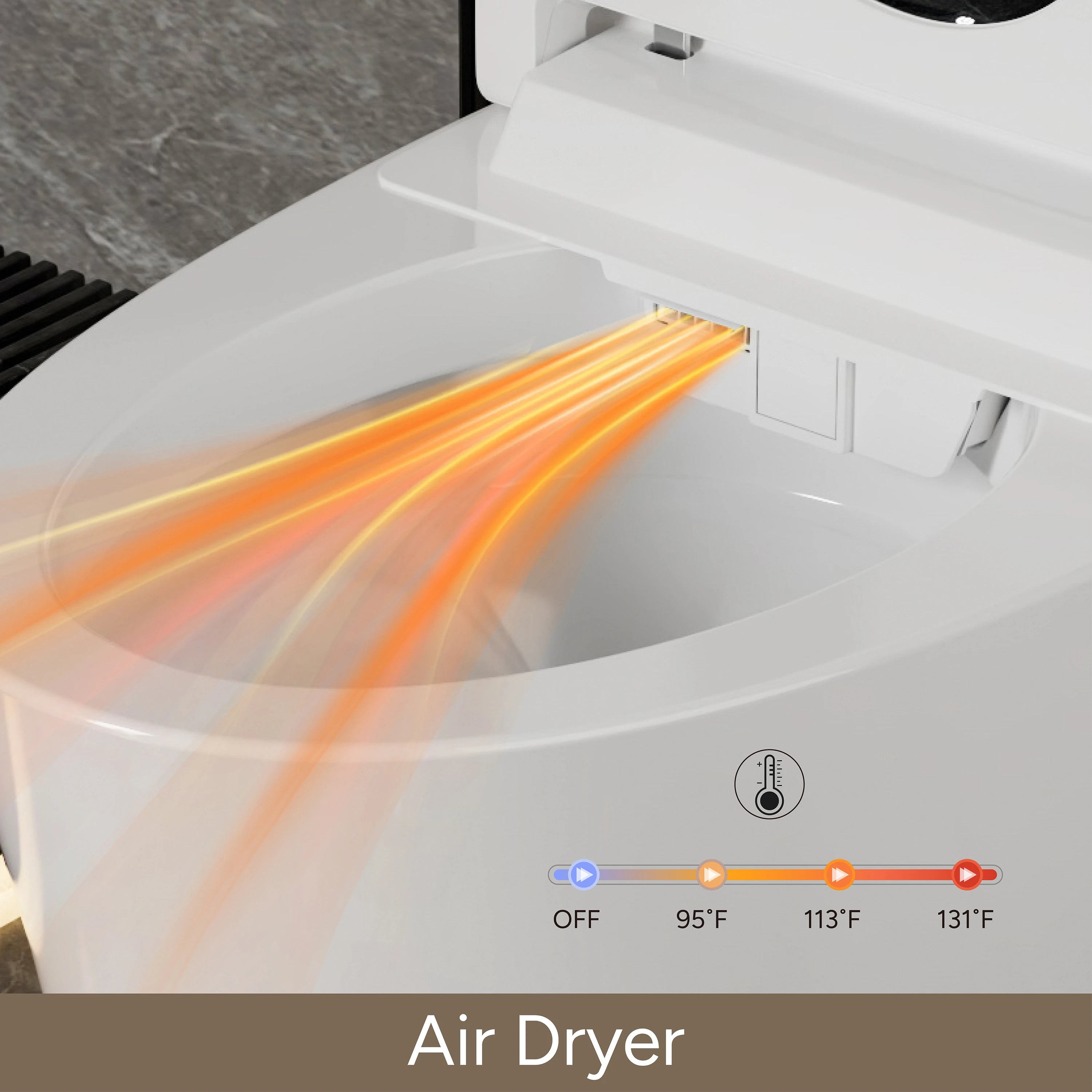 Casta Diva Smart Bidet Toilet, Heated Seat, Auto Flush, UV Sterilization, Foot Sensor CD-Y010-5