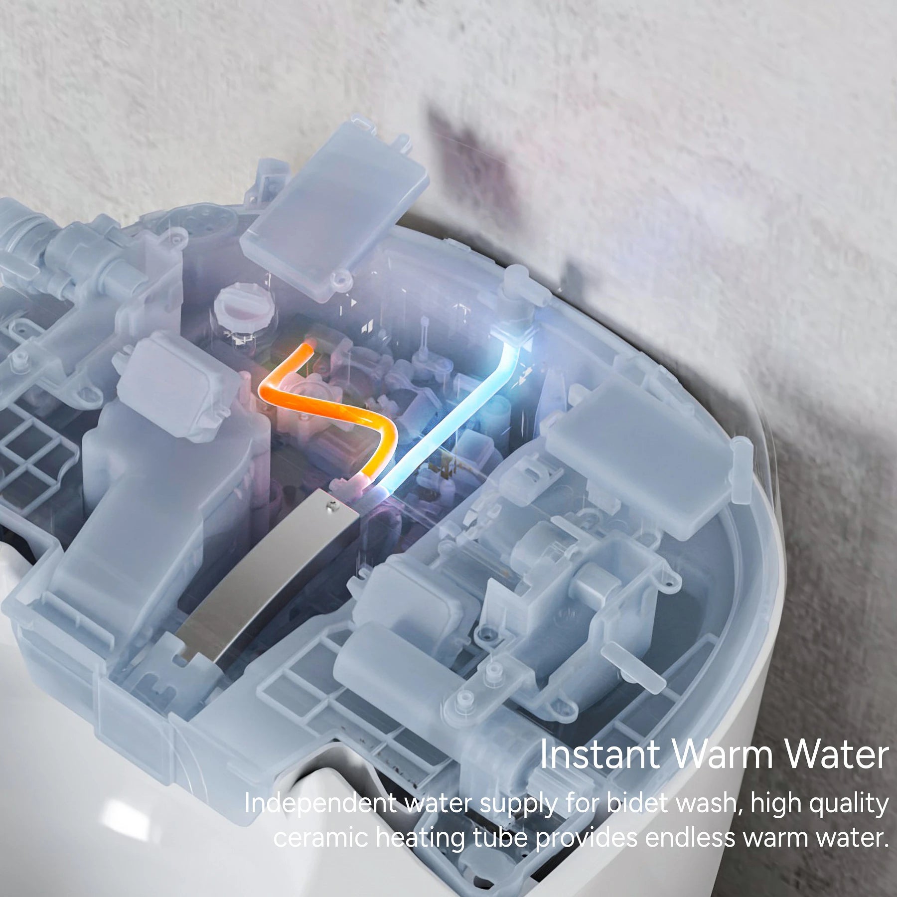 Casta Diva Smart Bidet Toilet, Heated Seat, Auto Flush, UV Sterilization, Foot Sensor CD-Y010-8