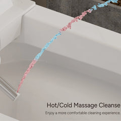Alternate warm and cool water washing feature on Casta Diva smart toilet, model CD-K020