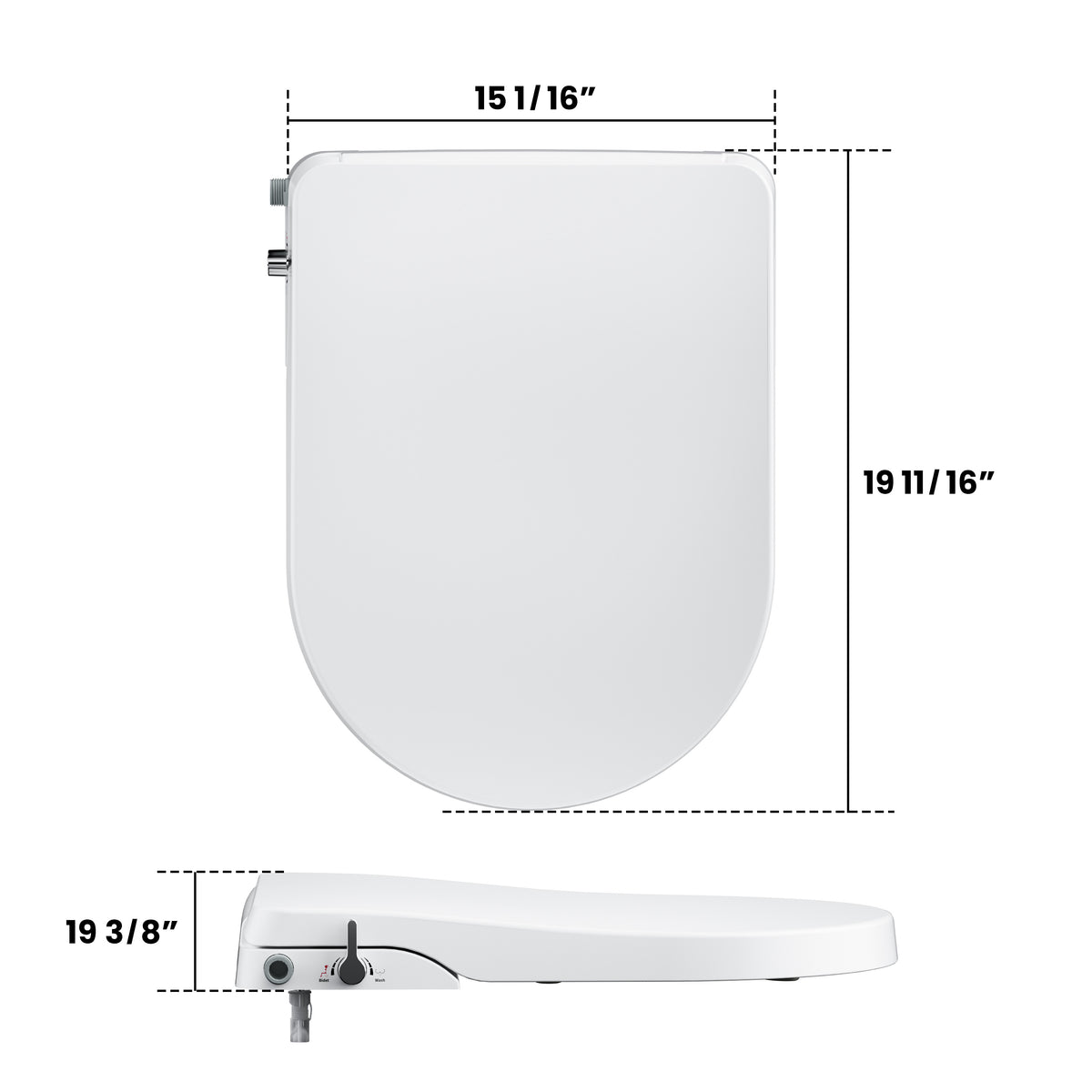 CASTA DIVA T005C Standard Toilet Seat & Lid (Non-Electric Cold Seat)