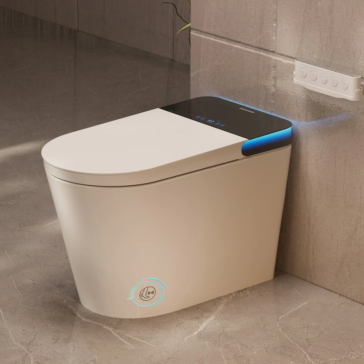 CASTA DIVA CD-U010PRO – ADA-Compliant Smart Toilet with Adaptive Heated Seat, Auto Open/Close, Foam Shield & UV-Sterilized Nozzle